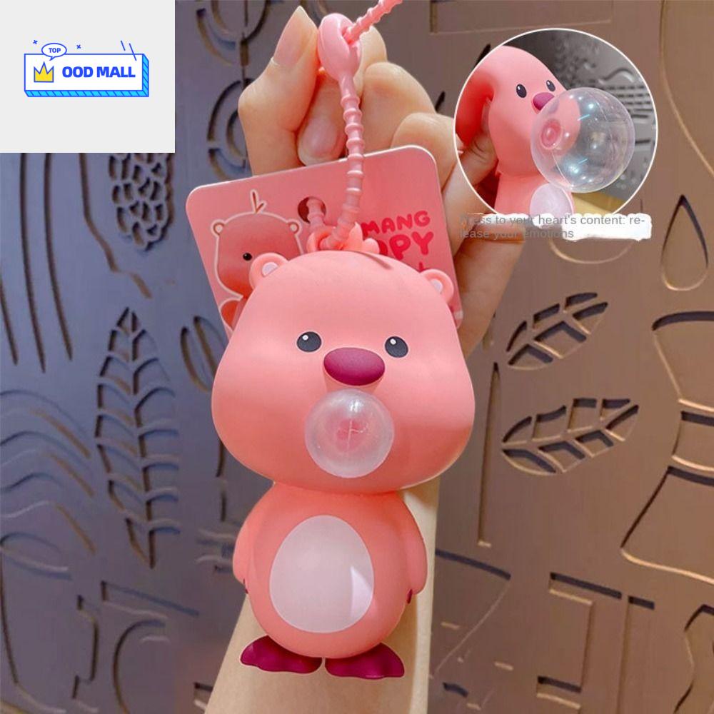OOD Phim hoạt hình anime Móc khóa hải ly Động vật dây chuyền túi Nhân vật hành động Loopy dây chuyền