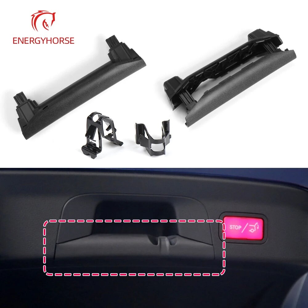 【Top Picks】 For Mercedes W253 Car Tailgate Handle Rear Trunk Inside Plastic Handle Metal Buckle For Benz Glc Class Glc260 Glc300 2015-2021