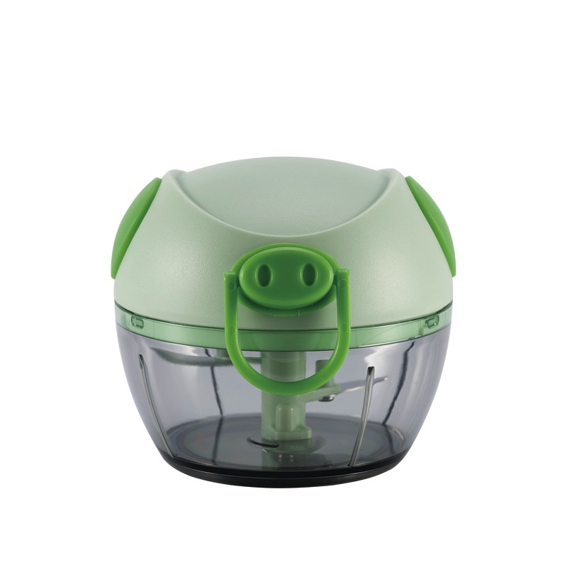 Dụng Cụ Xay Tỏi Ớt, Máy nghiền gia vị Mini cầm tay đa đăng  hình heo dễ thương