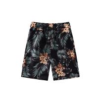 Genderless Beach Pants Beach Shorts Statement Print Pants Elasticated Waist Drawstring Surf Pants