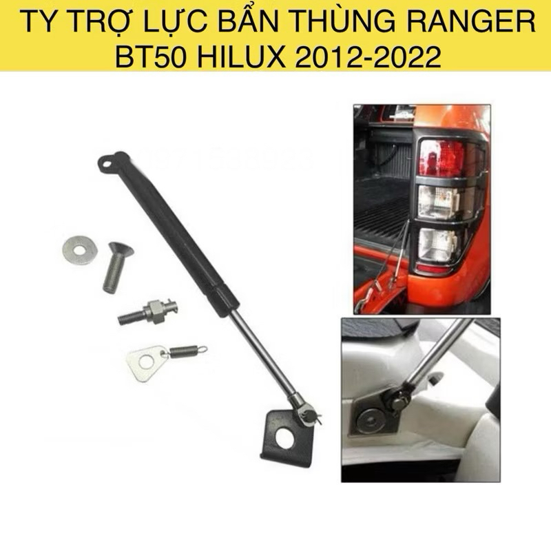 Ty trợ lực bẩn thùng FORD RANGER BT50 HILUX 2013-2021 giá bán 1 chiếc hoặc 2 chiếc