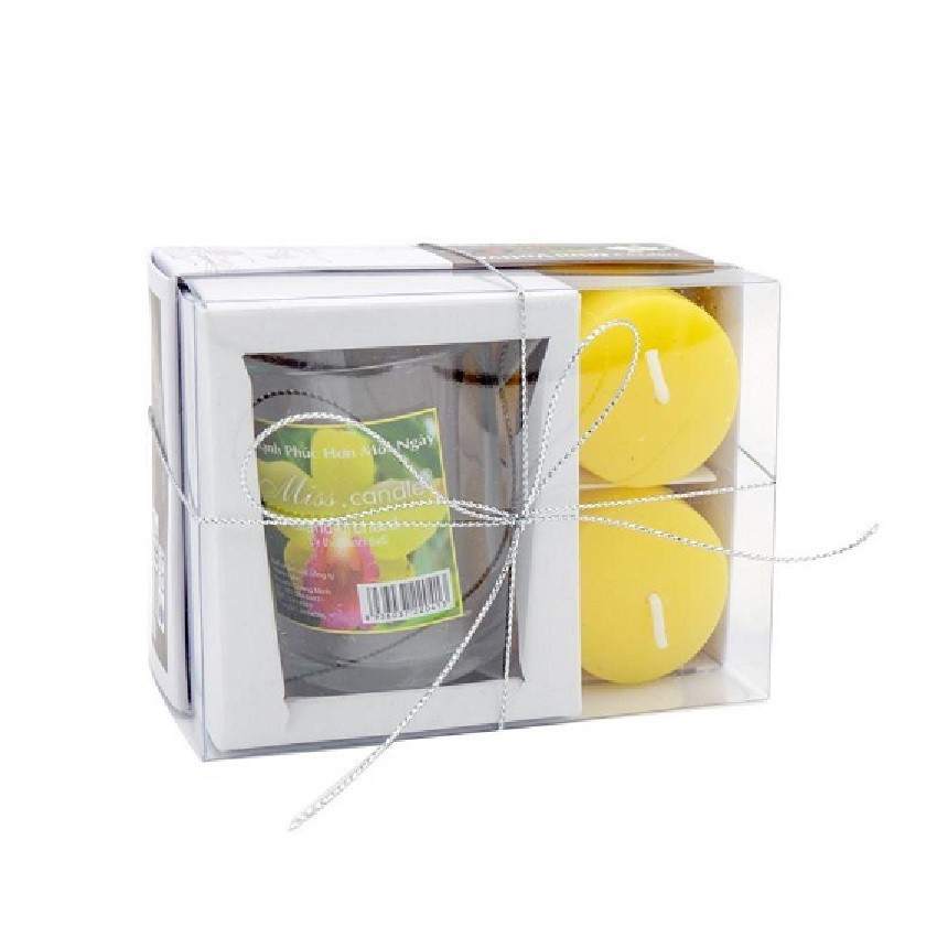 [BST Nến trang trí HOT 2025] Hộp 2 nến thơm mini votive Eden Candle NQM2097 (Lựa chọn màu)