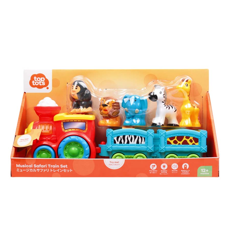Top Tots Musical Safari Train Set *New Arrival * ของเล่นสำหรับเด็ก (#938017) ราคา 995 บาท*ส่งฟรี