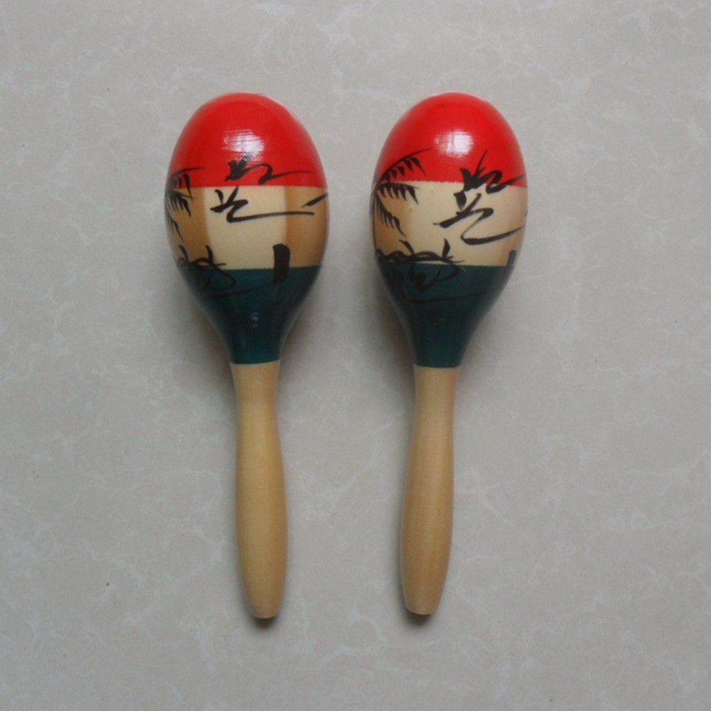 Ethnic Maracas Hand Instrument Musical Party Percussion Colourful Dinner 【Free Shipping】
