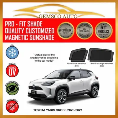 Toyota Yaris Cross 2020-2021 ( 4 / 5pcs ) Car Magnetic Sunshade / Boot Tray