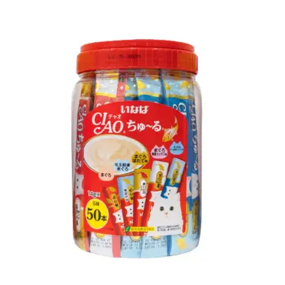 Ciao Churu Tuna Festive Pack Cat Treat 14g X 50 Sticks, 700g