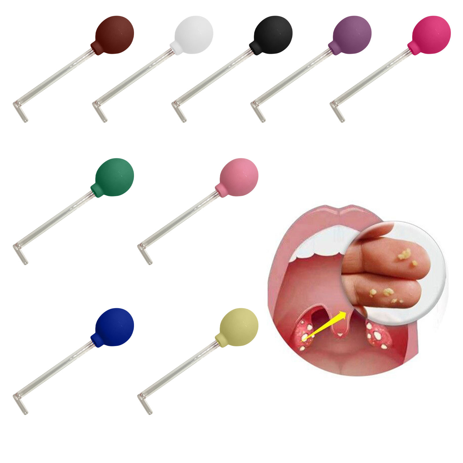 Tonsil Stone Remover, Stone Cupping Cup, Stone Removal