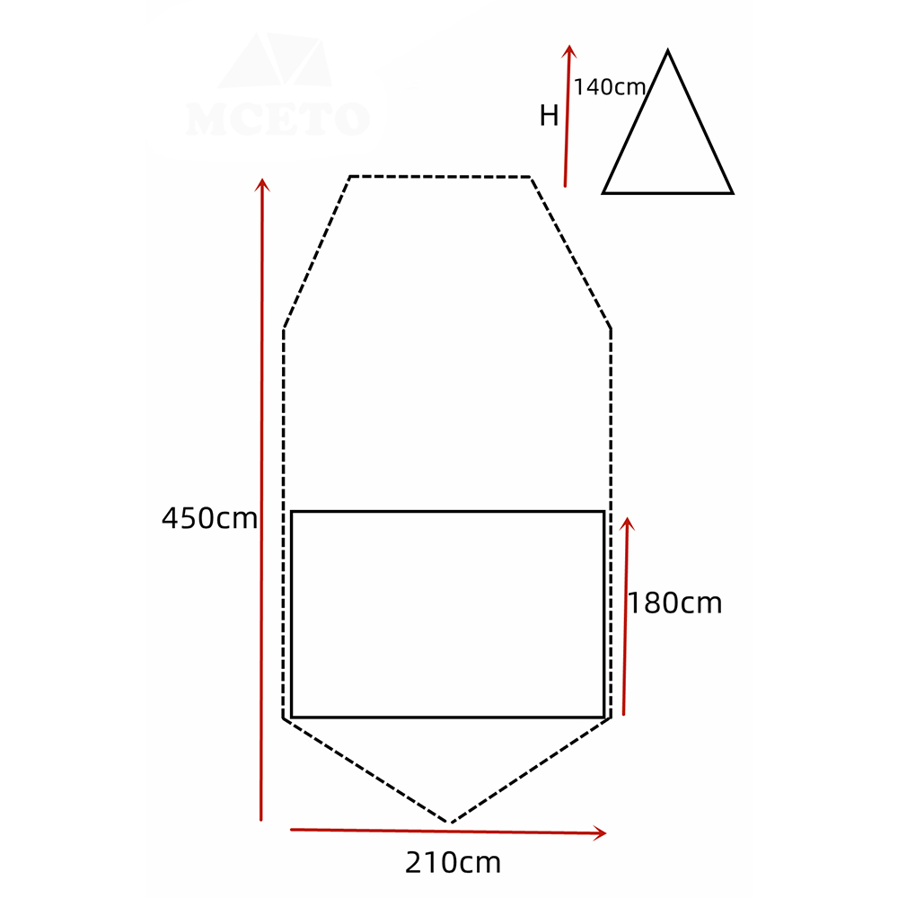 TOMSHOO 3 People Eryue Person Layer 1 Dsfen Tent Family Bedroom One Room Tent 3 Kipop 1 Bedroom Dieri And Room Waterproof Ichu Tent Tent Iuppa Xiaoxin Cousopo Buzhi Hxber Adben Huiop Bedroom And Room · v45