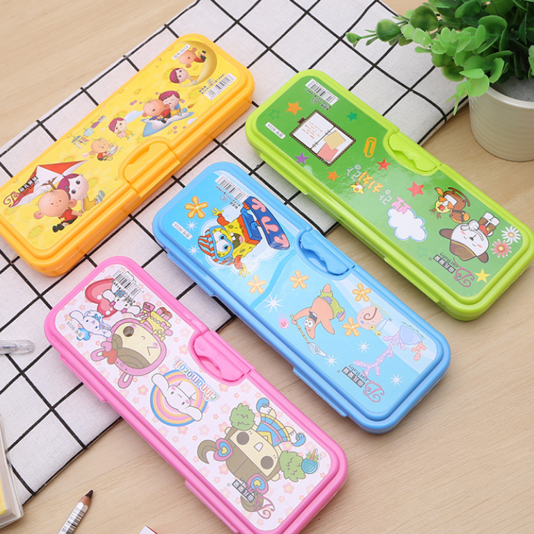 Harga Grosir - Tempat Pensil Anak Motif Random / Kotak Pensil Lucu / Tempat Alat Tulis Sekolah