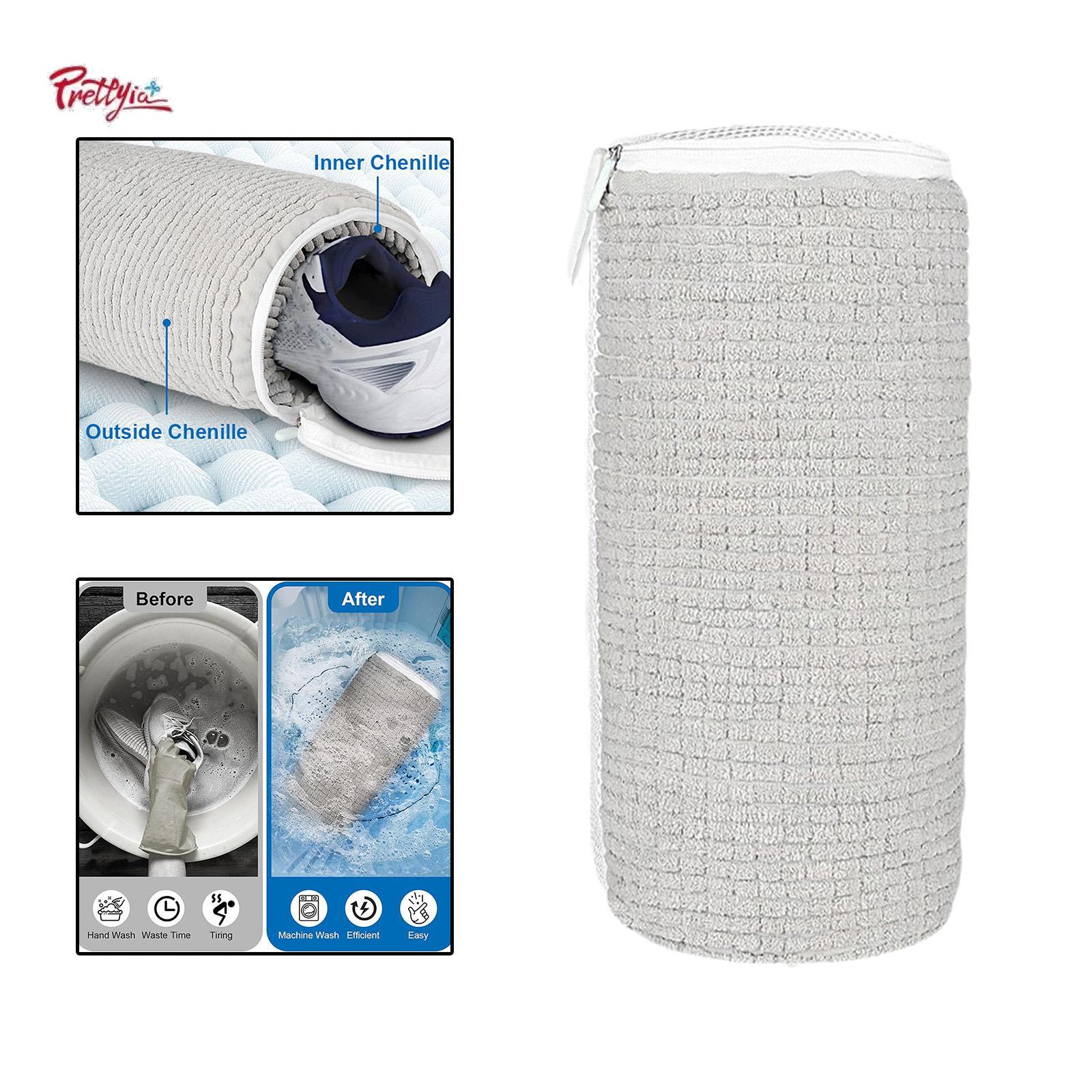 Prettyia Shoes Wash Bag, Mesh Washing Bag,Versatile,Bags for Laundry,Mesh Laundry Bag,Laundry Bag for Bras,Running Shoes,Shoes ราคา 177 บาท*ส่งฟรี