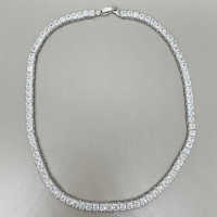 JACATEL Square Tennis Necklace