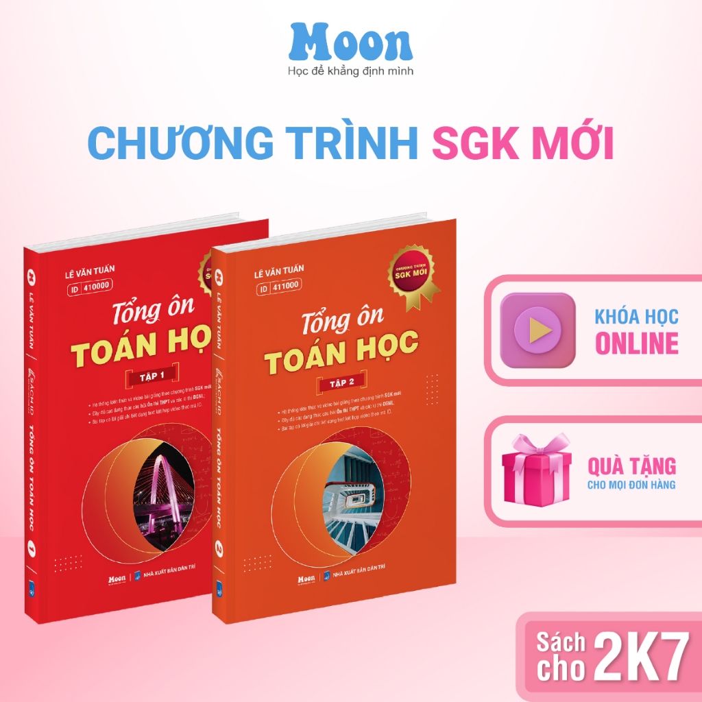 Sách Toán 12 chương trình mới : Tổng ôn toán học ôn thi thpt quốc gia, đgnl sach ID