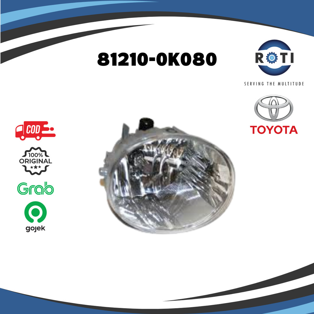 FOGLAMP KANAN RHFORTUNER 20011, HILUX 2008-2013 KUN26 TOYOTA 81210-0K080 Harga 968,900 rupiah*Gratis Ongkir