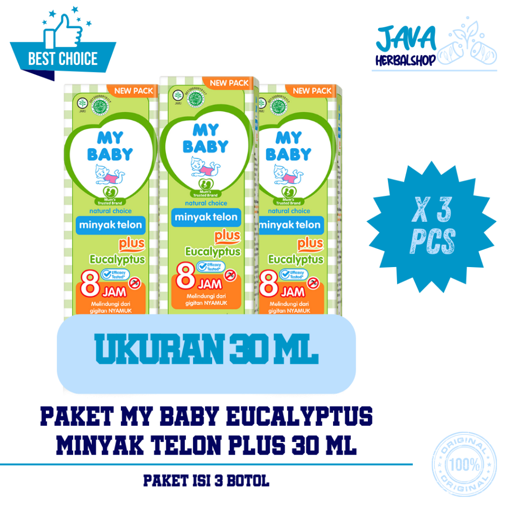 PAKET Minyak Telon MYBABY 30ML isi 3 Pcs