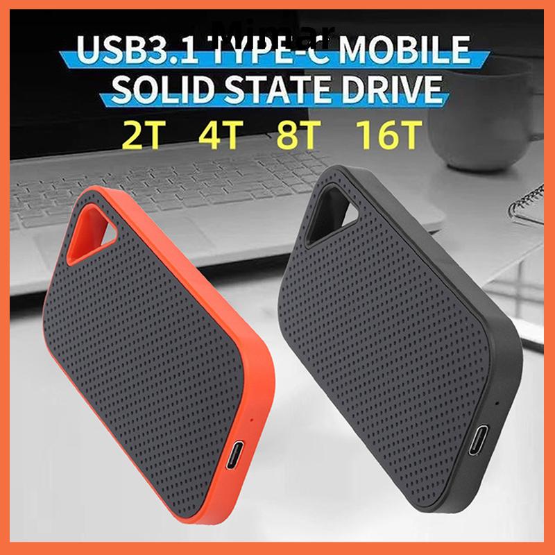 🔥🔥🔥【Fast Shipping】 Di động SSD SSD bên ngoài Ổ cứng 64GB SSD Type-C USB 3.1 m. 2 cho máy tính xách tay máy tính để bàn điện thoại Mac Bộ nhớ Flash đĩa