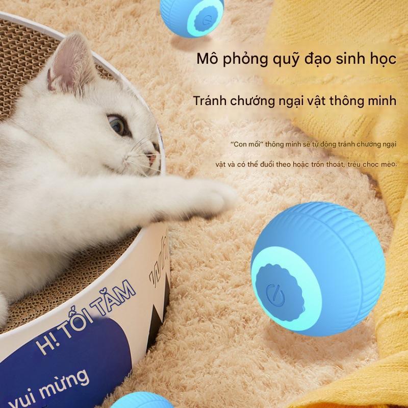 Thông Minh đồ chơi tương tác cho mèo Bóng Tự Động Di Chuyển Nảy bóng lăn Cho Trong Nhà Mèo Con Mèo Con Peppy bóng cho thú cưng Với Đèn