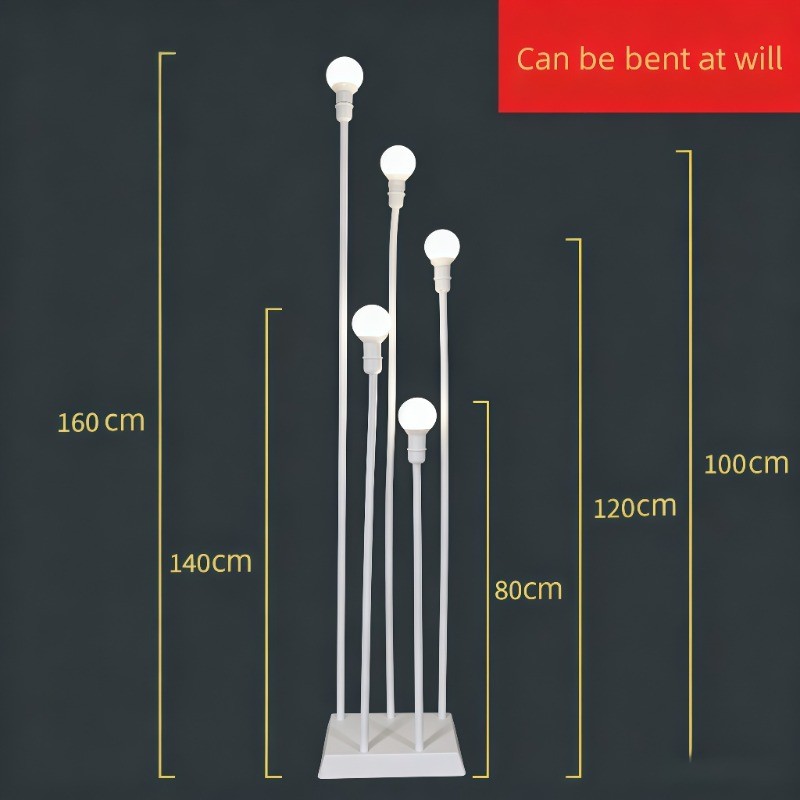 Fairy Lights （Christmas Lights）5-Heads LED Romantic Bendable Lights for Christmas Wedding Background Wedding Event Party Road Lead Props Decorative Light