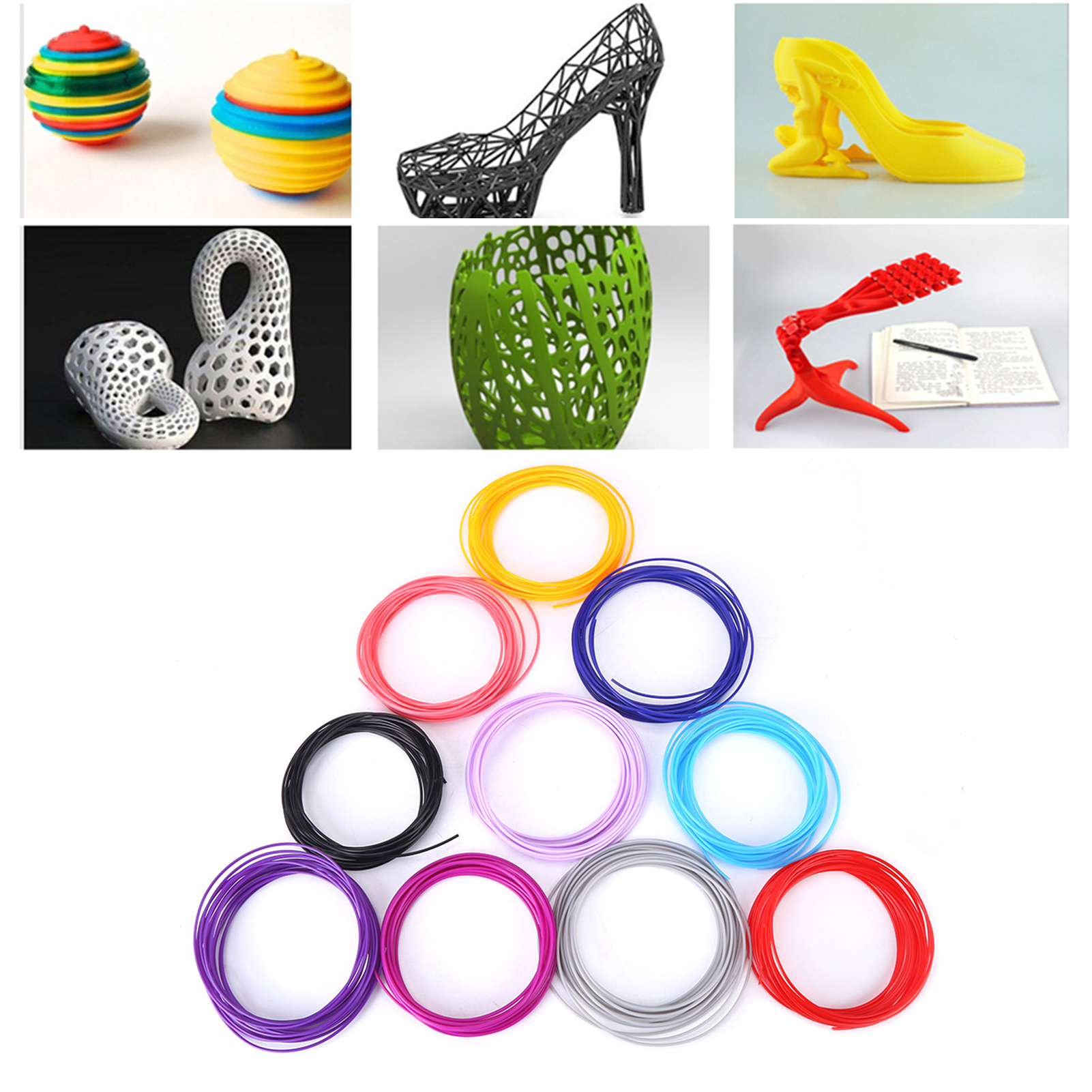 20 Màu Sắc 3D sợi filament cho bút Nạp Cho nhiệt độ thấp 3 D Bút sợi PCL Filament Nạp 16.4 Chân Cho Mỗi Màu 3 Chiều Bút in sợi filament cho bút Nạp 1.75Mm