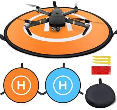 Shoot 75cm/30'' Portable Drone Landing Pad for RC, Helicopter, PVB Drones, DJI Mavic Pro Phantom Mini Drones