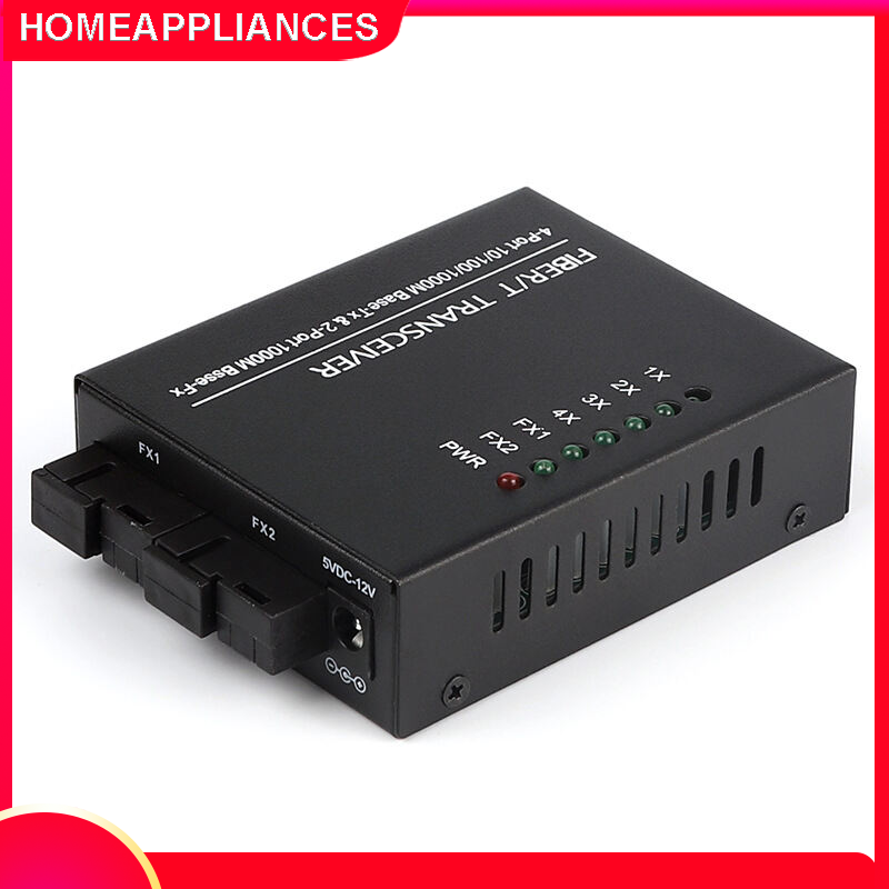 Bộ chuyển đổi quang điện 2 Quang 4 LAN - Converter quang