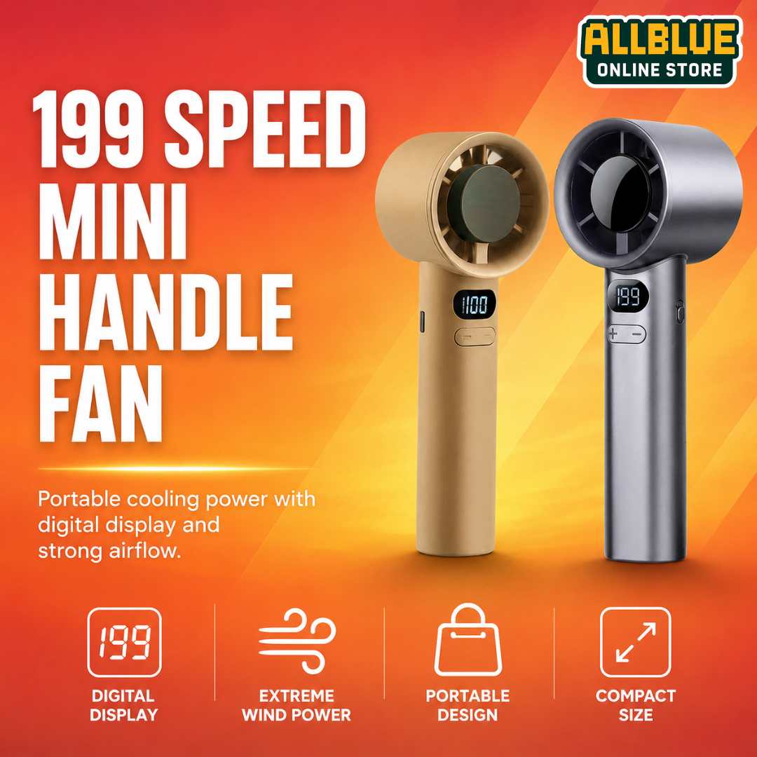 New 3000mAh 199 Speed Handheld Fan Portable Bladeless Mini Fan rechargeable 199/150/120 Level Adjustment With Strong Wind Cooler in summer m11 fan Cooling Usb