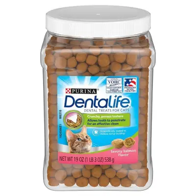 538g Purina DentaLife Cat Dental Treats (Salmon)