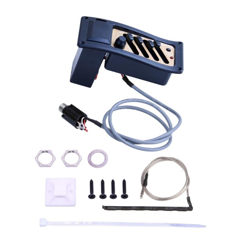 Professional 4 Band EQ System Plastic Texture Suitable for Acoustic Instruments Includes Connector Spacers Screws - 2