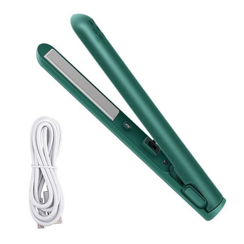 Summer sale <br>2 in 1 Dual-Purpose Hair Curler, Mini Hair Straightener, Travel Curling Iron,Portable Mini USB Hair Curler - 1