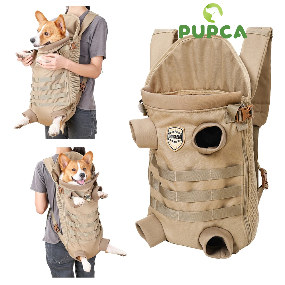 Outdoor Pet Front Backpack Hands Free Soft Breathable Safety Travel Backpack Dog Carrier for Medium Large Dogs ราคา 1,483 บาท*ส่งฟรี