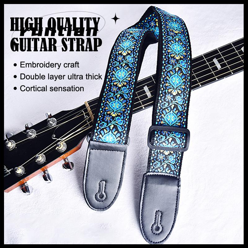 runtian Thêu in Dây Đeo Guitar cổ điển phong cách dân tộc có thể điều chỉnh dây đeo cho dân gian guitar điện Bass Ukulele Guitar phụ kiện Giá  99,838 Đồng*Miễn phí vận chuyển