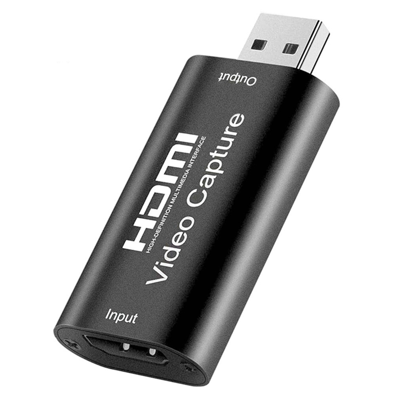 Capture Card 4K HD to USB2.0 Capture Card Video Grabber Record Box 1080P@30Hz Camera Recording Live Streaming