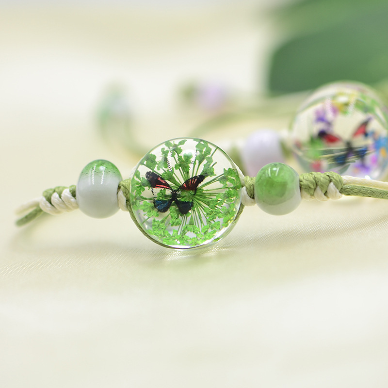 Vòng Gỗ Vòng Đá Tạo Phong Cách Bảo Vệ Sức Khỏe Gỗ Ngọc Bích Vintage Trẻ Trung Quà Tặng Lễ Vũ Phong