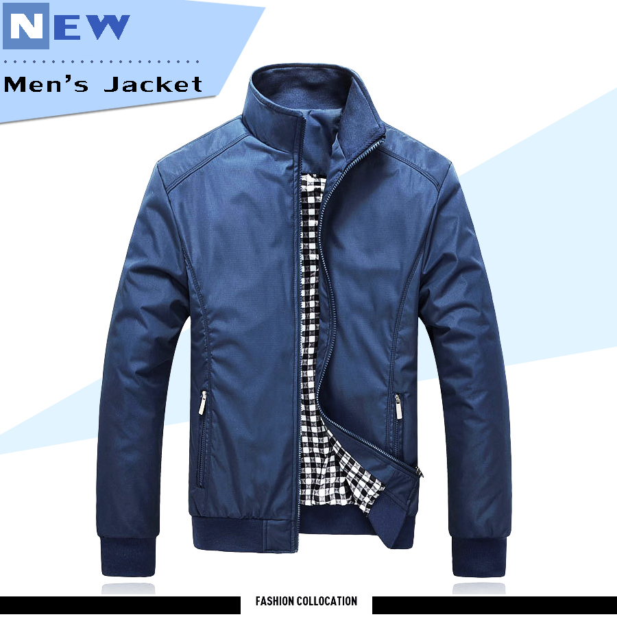 Generic Mens Winter Fashion Front-Zip Thick Quilted Hoodies Warm Down Jacket Coat
