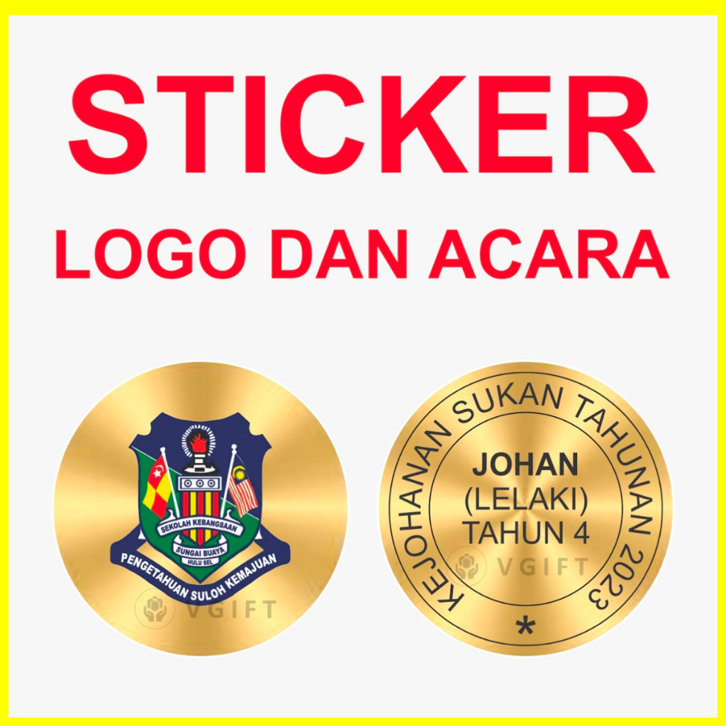 [KL SELLER] Custom Metal Medal Murah Medal Custom Medal Besi Badminton Bola Sepak Bowling Pingat