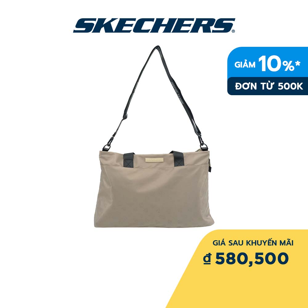 Skechers unisex túi tote, túi vải canvas, túi vải bố thường ngày dc collection - sl423u426-01hn