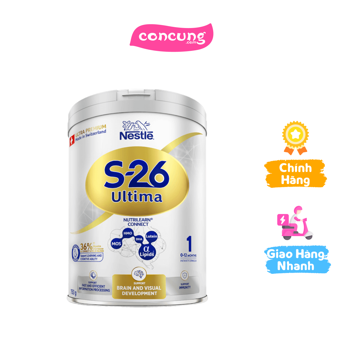 Sữa NAN S-26 ULTIMA số 1 750g (0 - 12 tháng)
