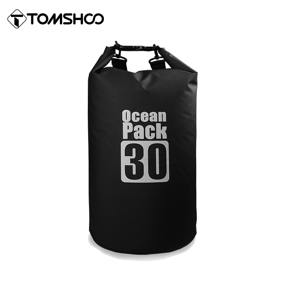 Tomshoo Túi nổi trên nước Ba lô chống thấm nước ngoài trời 10L - 30L Túi cuộn phần đầu để chèo thuyền Kayak đi bè chèo thuyền leo núi Sông