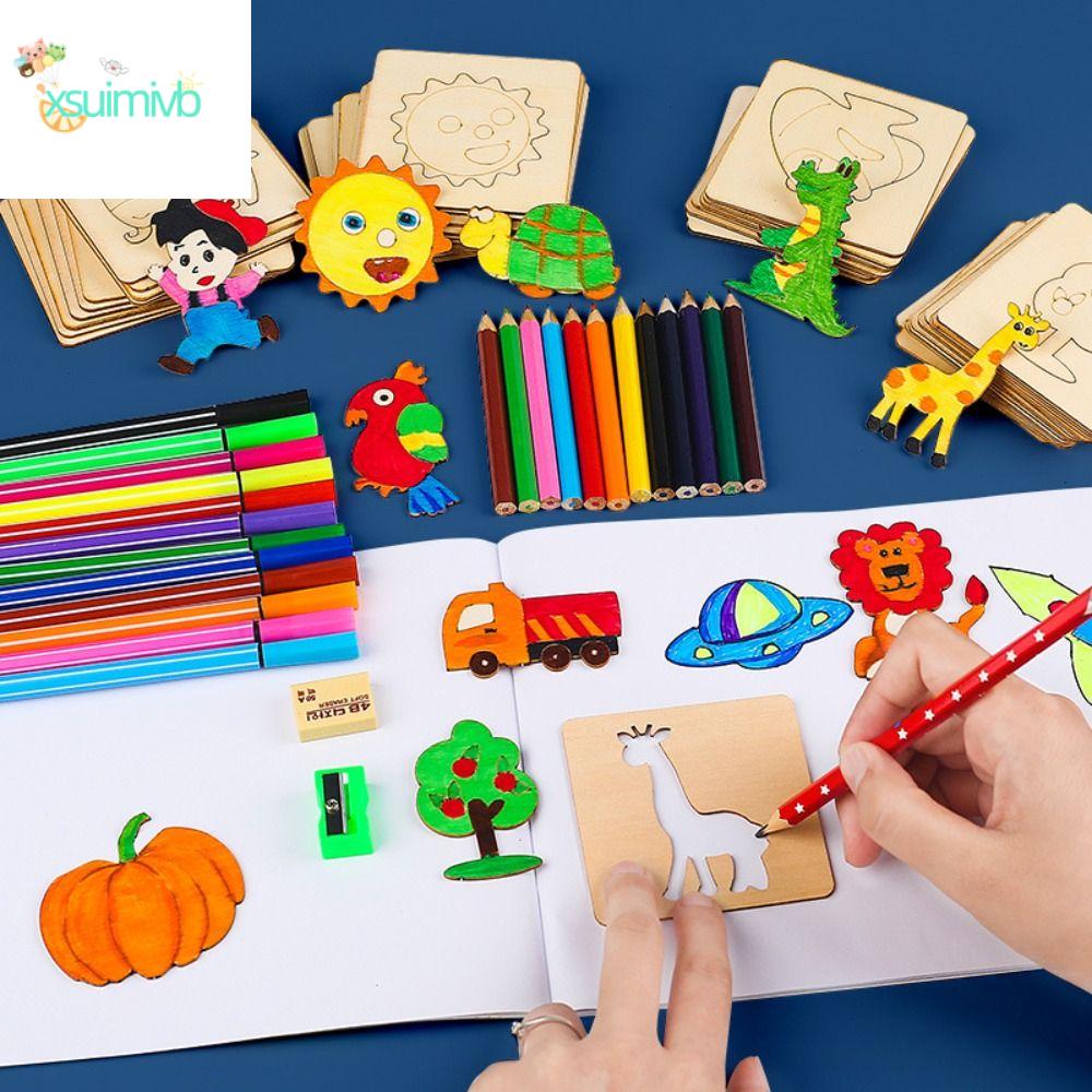 XSUIMI For Children Baby Gift Educational Game Arts Crafts Set Drawing