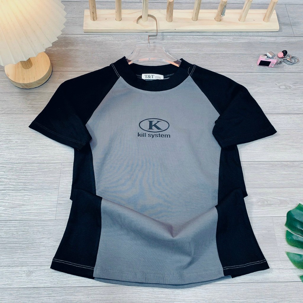 Áo Baby Tee Borip CHỮ K Quảng Châu L1 Co Dãn 4 Chiều - Dư Tú Lệ Shop - 4