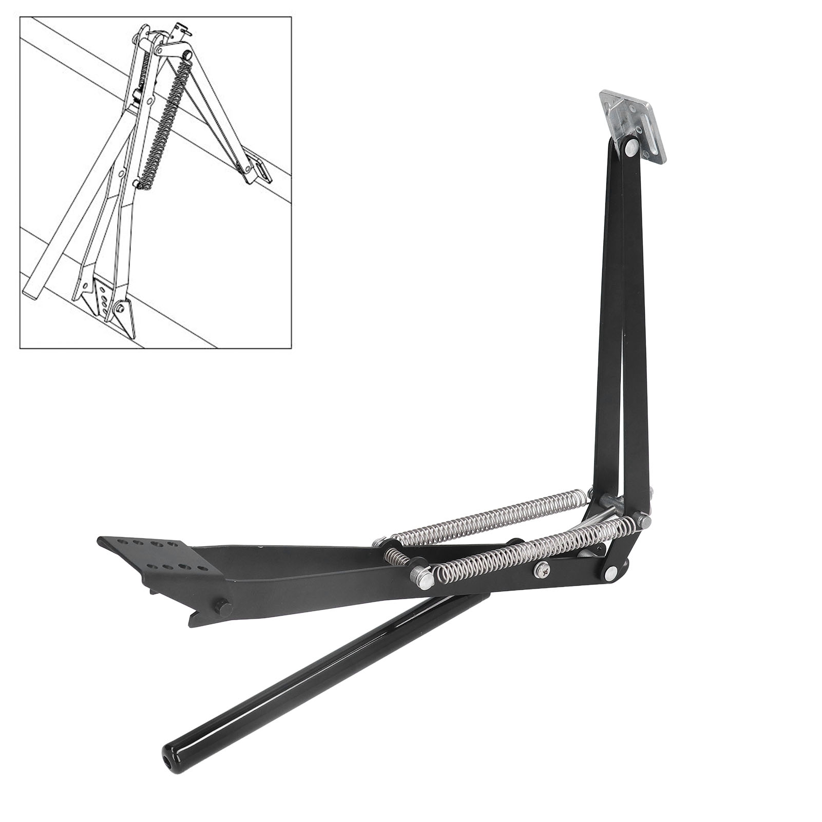 Zizev Vent Opener hai lò xo Nhôm Dụng Cụ Mở Cửa Sổ nhiệt cho nhà kính tự động cho vườn nhà kính Dụng cụ mở cửa sổ S