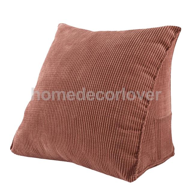 yingke Triangular Waist Cushion Lumber Pillow Throw Pillow Home Car Office Back Support Pad Backrest Size S - 6 Colors