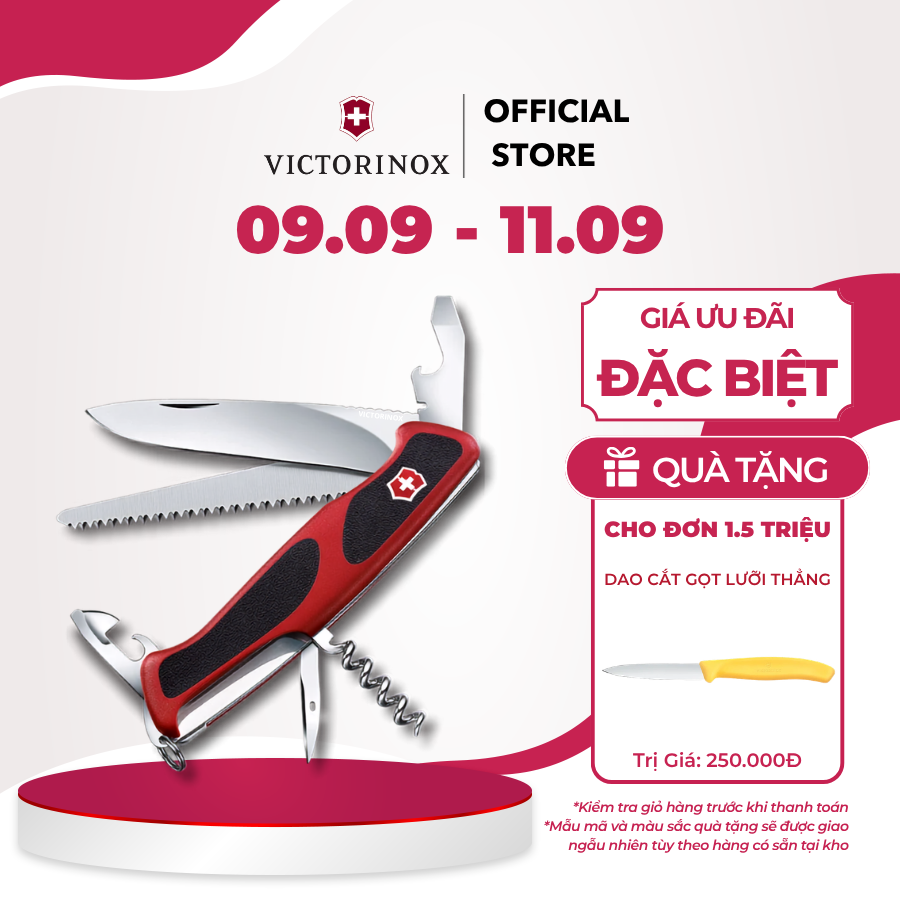 Dao xếp đa năng Ranger 55 Grip Victorinox Thụy Sĩ