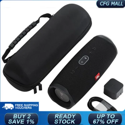 New Pouch Bag For JBL Charge 4 Travel Protective Cover Case For JBL Charge4 Bluetooth Speaker Extra Space Plug & Cables Belt