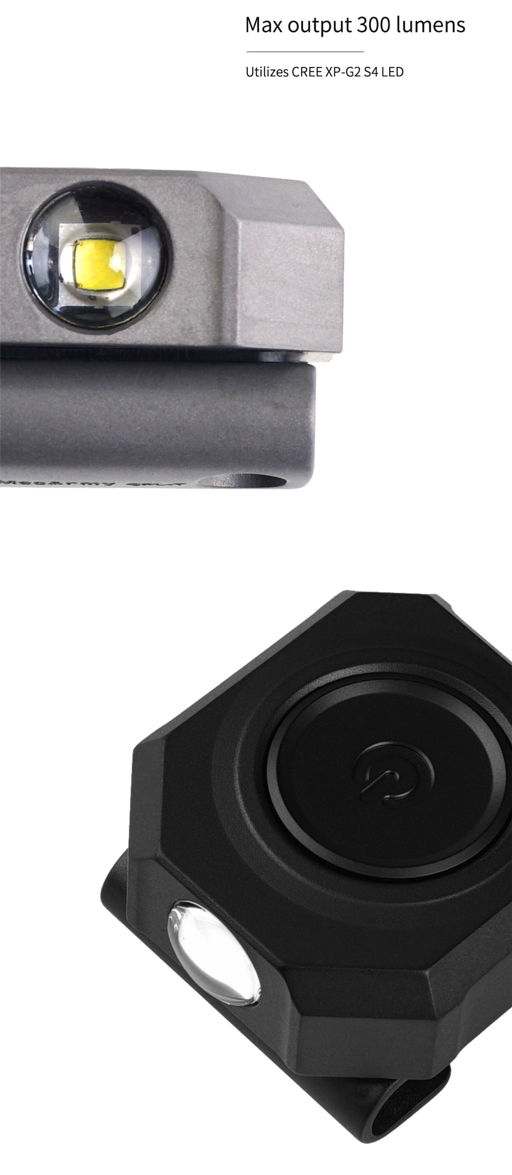 Mecarmy CPLU Titanium Watchb LED Light Max 300LM Beam Distance 31M USB  Rechargeable Portable Mini Flashlight Lazada PH