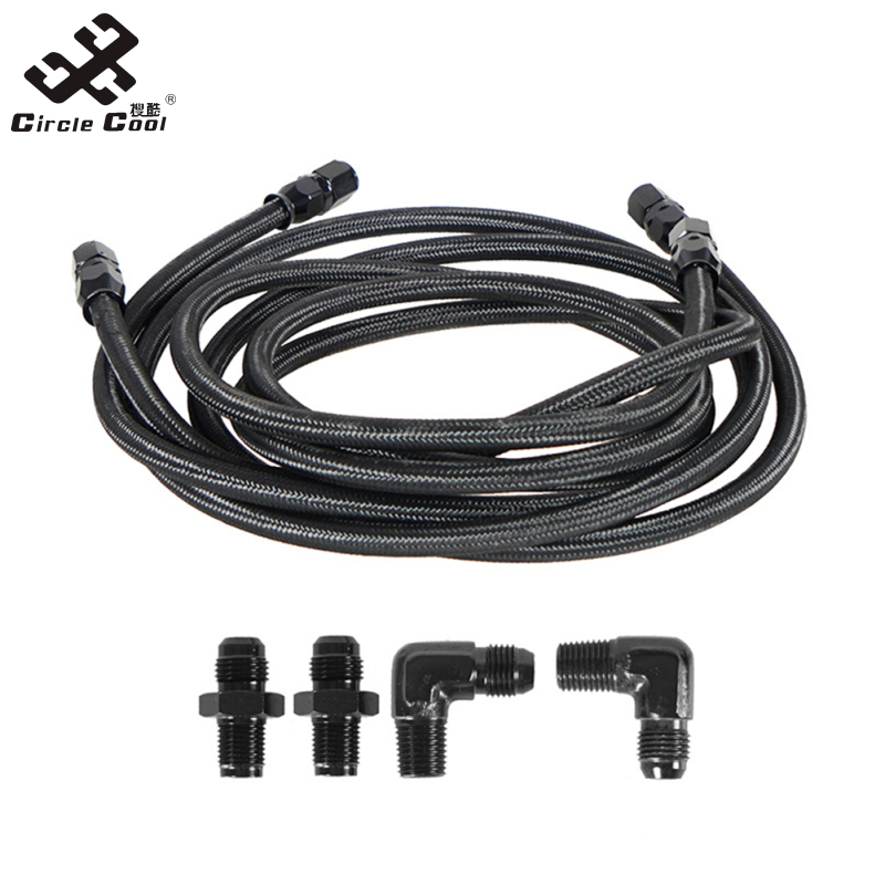 Vòng tròn mát bện phụ kiện truyền Cooler dòng Hose thay thế ống dẫn dầu doanh xe hơi phổ thông phụ tùng thay thế