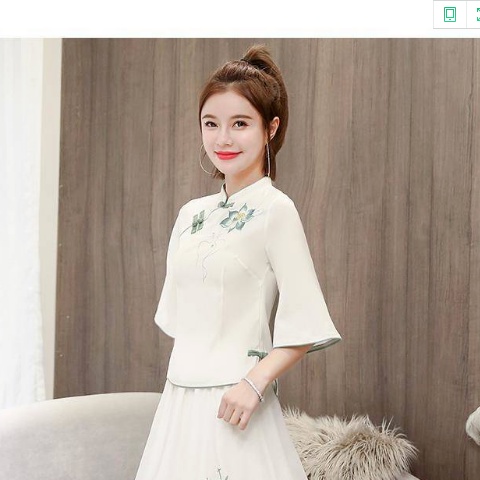 S-3XL Một Chiếc/Bộ 2023 Phiên Bản Cải Tiến Cổ Điển Sườn Xám Cô Gái Hán Phục Váy Liền Phong Cách Trung Hoa Dân Quốc