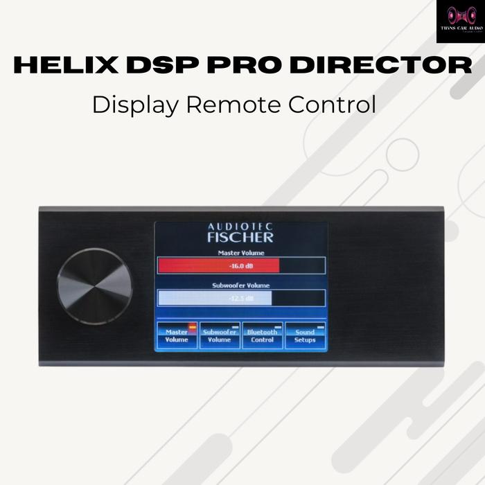 HELIX DSP PRO DIRECTOR REMOTE DISPLAY – KONTROL VOLUME, SUBWOOFER, BLUETOOTH, DAN SOUND SETUP UNTUK AUDIO MOBIL - PENGATUR DSP AUDIO MOBIL, LAYAR LCD, KENDALI VOLUME & PRESET SUARA-desshop99 Harga 8,280,000 rupiah*Gratis Ongkir