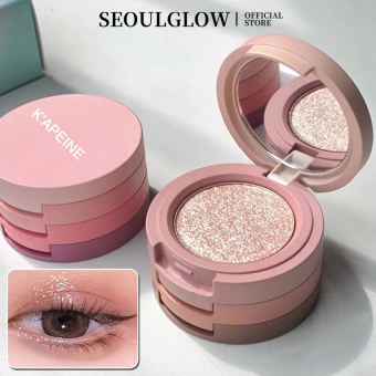 Bảng Phấn Mắt Ba Lớp Màu macaron Phong Cách Hàn Quốc SEOULGLOW