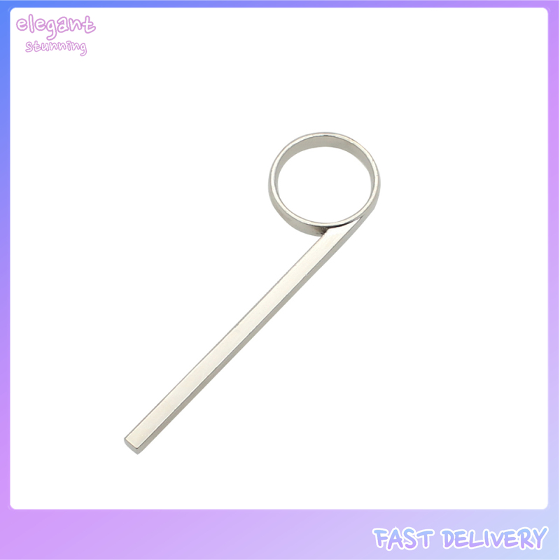 elegantstunning 86mm Nickel Plated Trumpet 3rd Slide Finger Ring Trumpet Parts & Accessories