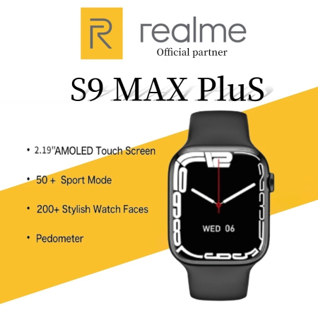 Realme S9 Max AMOLED Waterproof Smartwatch with GPS and Bluetooth